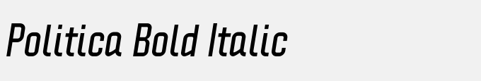 Politica Bold Italic